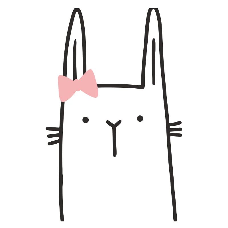 Hase Mädchen Osterhase