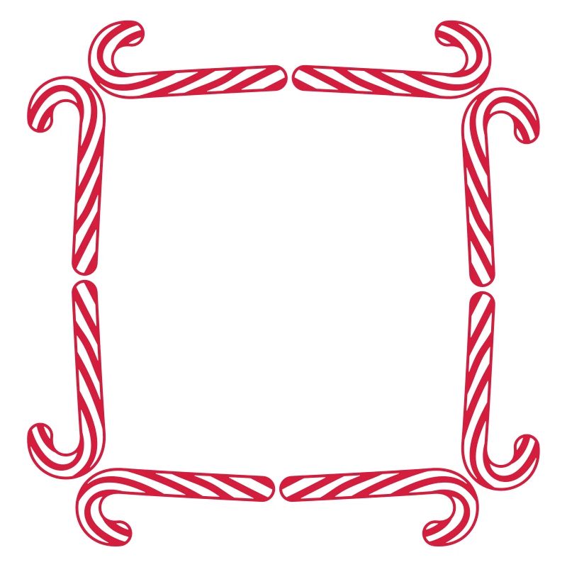 frame shield candy cane delicious candy sugar