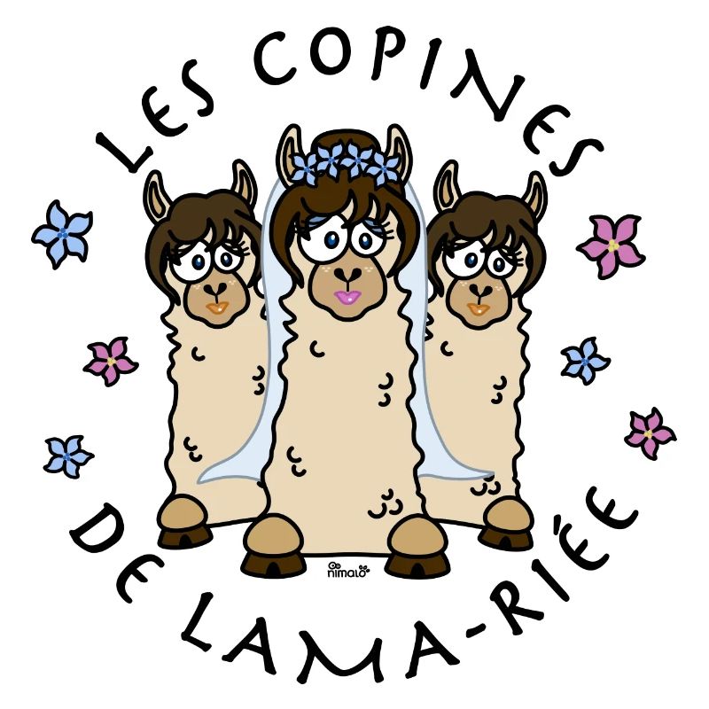 Copines de Lama-riee, EVJF, mariage, Team mariée