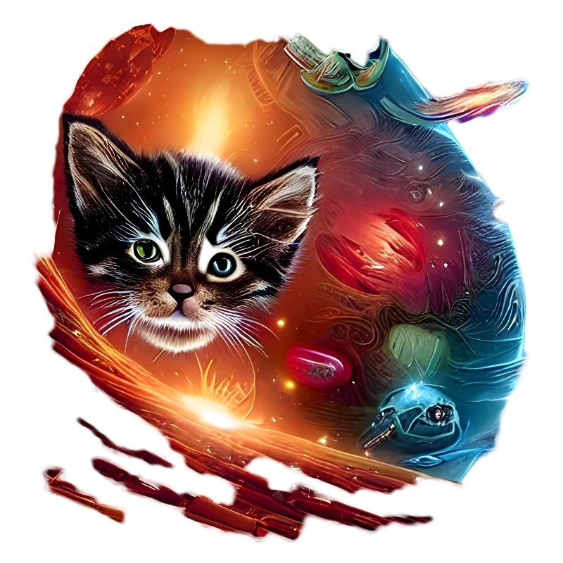 Chat dans l’espace