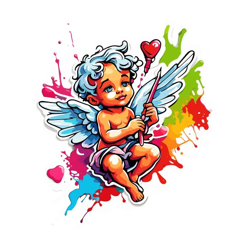 Cupidon / Amour / Flèche / Coeur / Saint Valentin