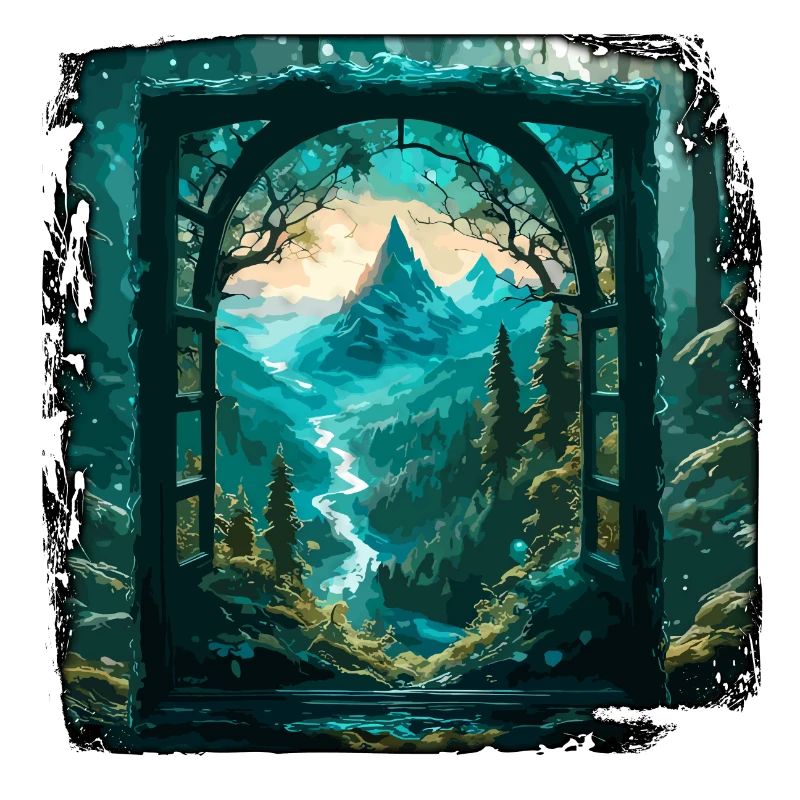 Window in the Forest / Trees / View / Wilderness