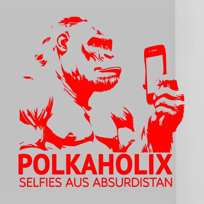 Selfies d’Absurdistan - motif rouge/rouge