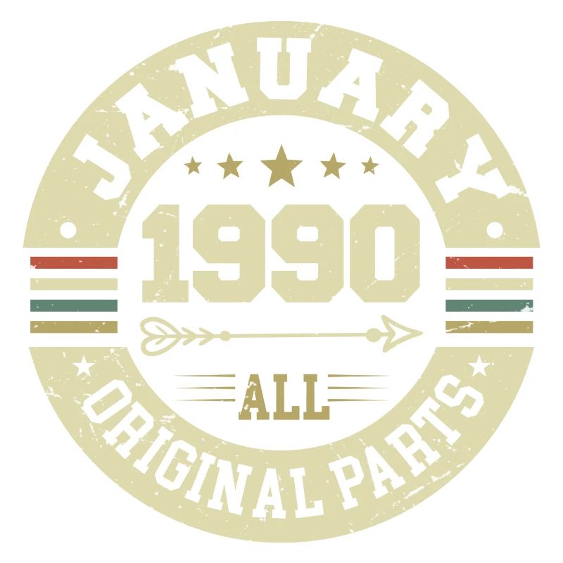 Janvier 1990 - Anniversaire en janvier 1990