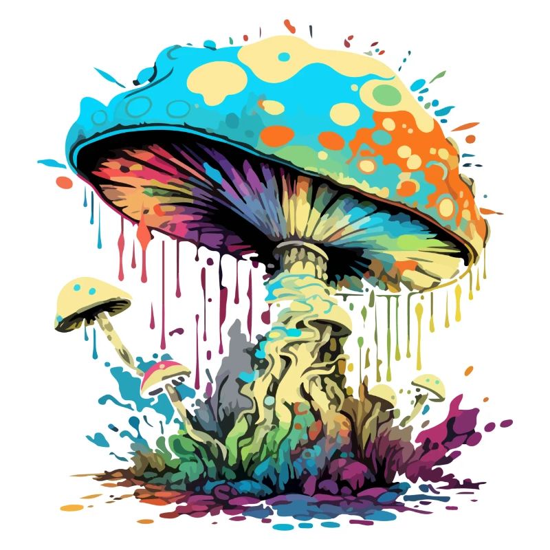 Psychedelic mushroom