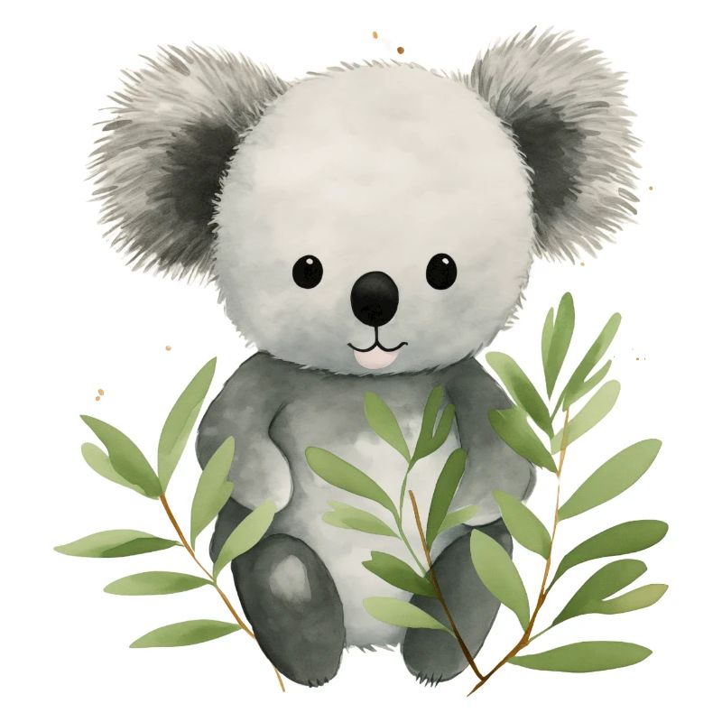 Cuddly Cub Charm: Baby Koala Tee
