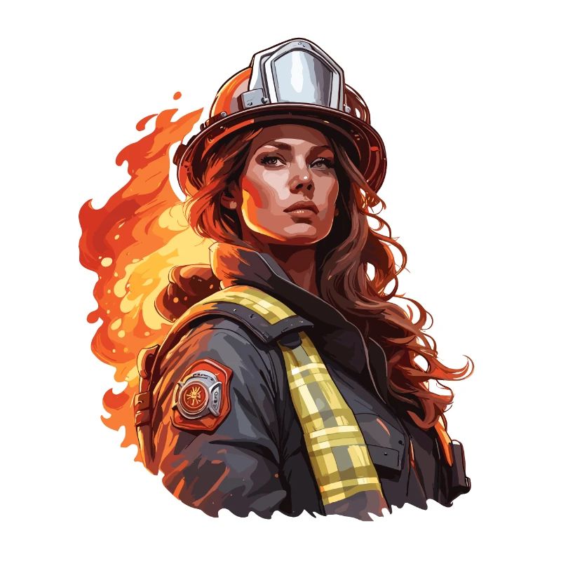 Firefighter / Fire / Fire / Extinguish / Heroine
