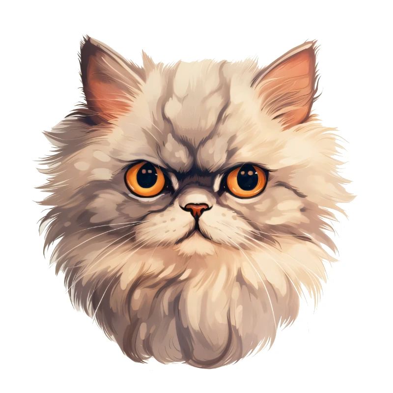 Persian Cat Head