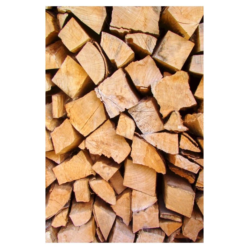Stack of split beech wood