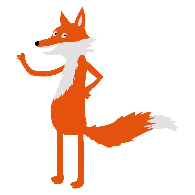Fuchs steht