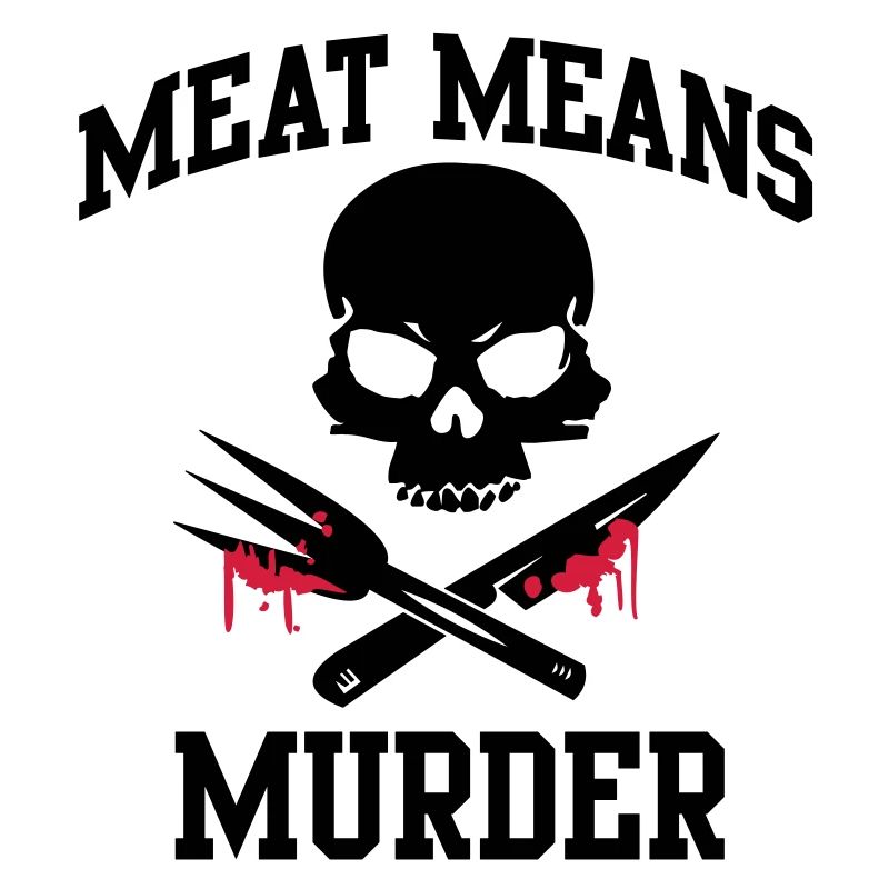Meat means murder - meat means murder