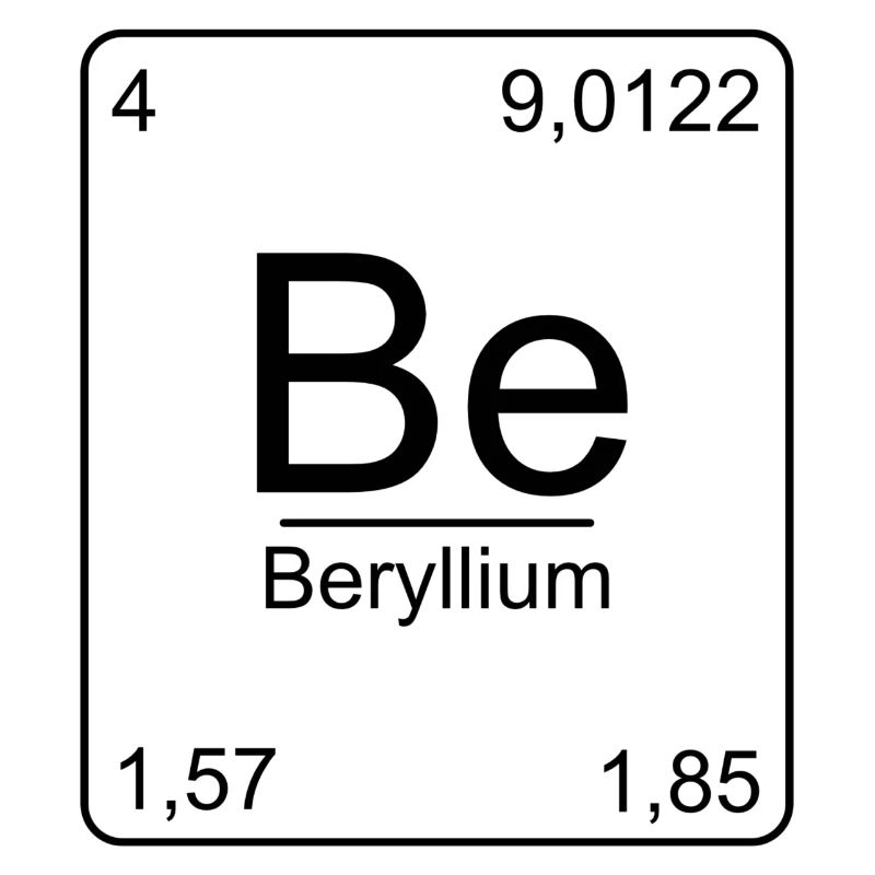 Beryllium, Periodensystem, Chemie, Physik, Element