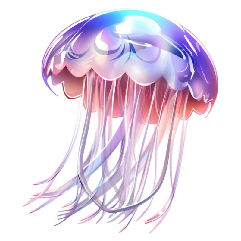 Shiny jellyfish
