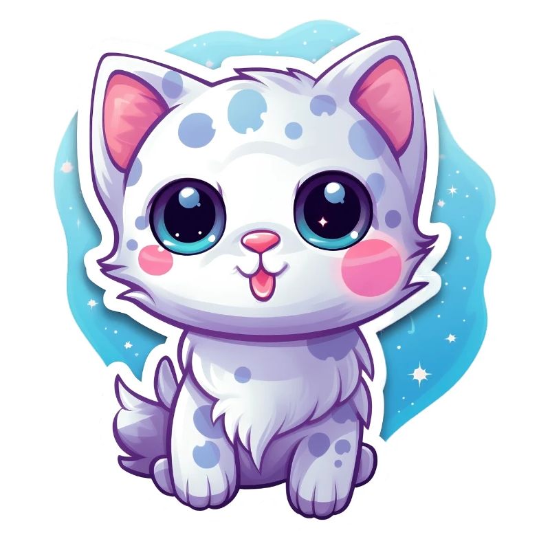 "Space Kitty: Floatastic & Adorable!"