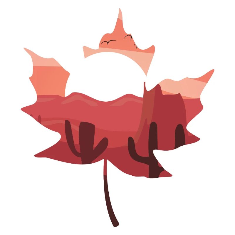 Leaf landscape