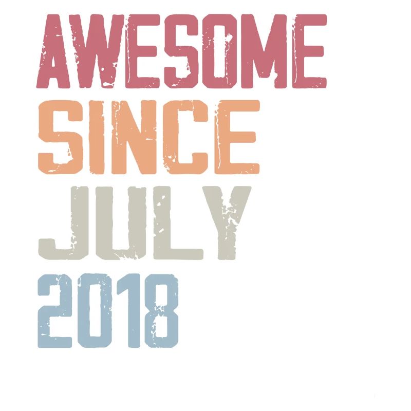 Juli 2018 Geburtstagsgeschenk Juli 2018