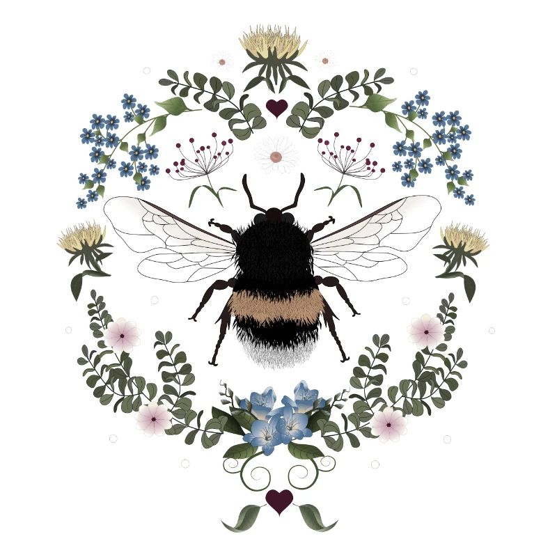Bourdon Fleurs Abeille