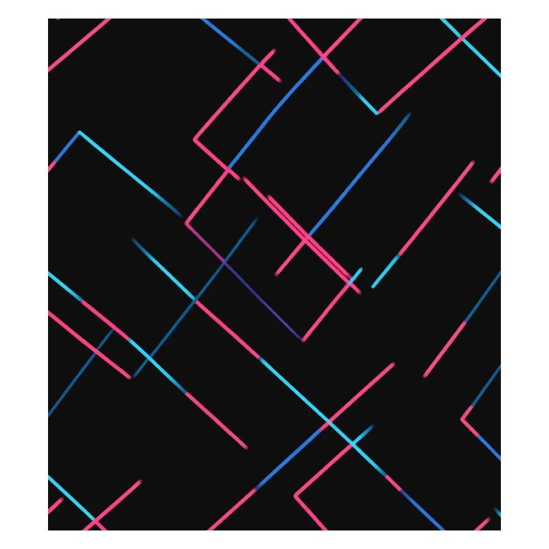 Abstract neon lines