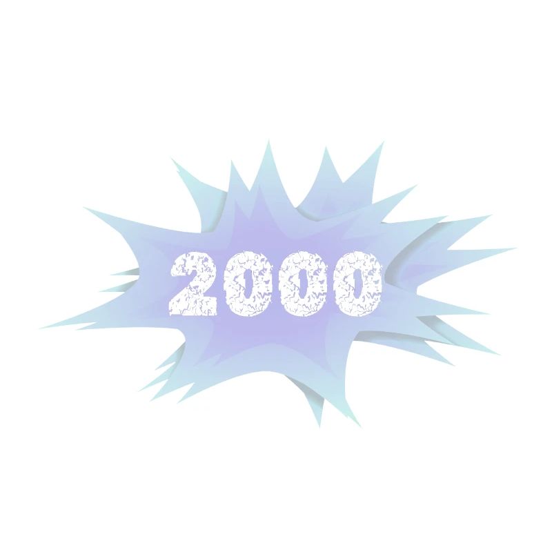 Speech bubble 2000
