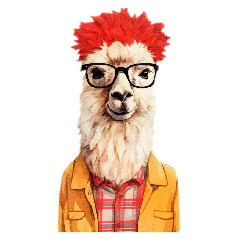 Hipster lama #lama