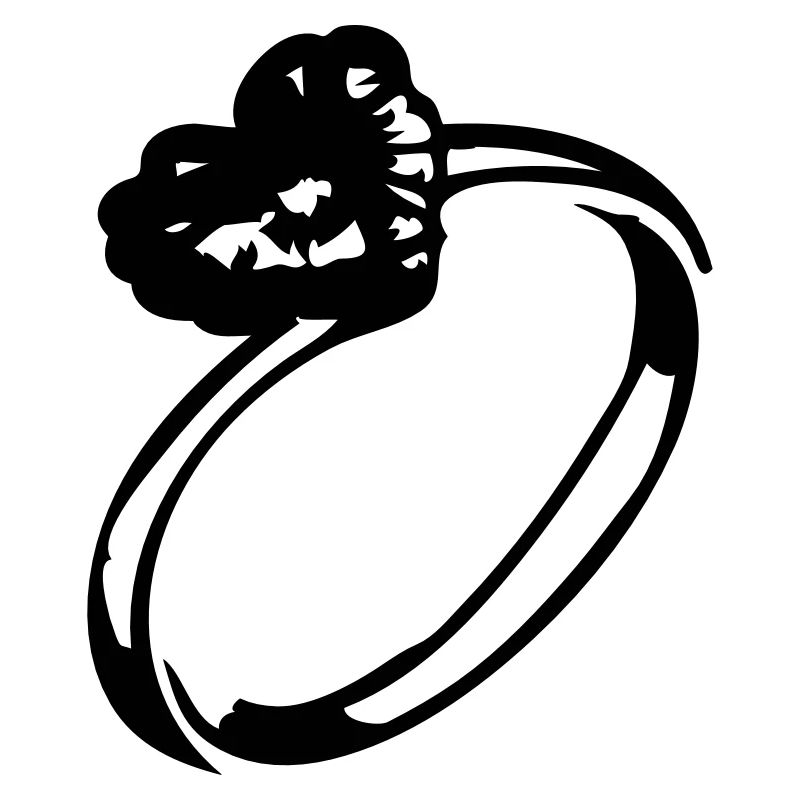 Heart diamond ring