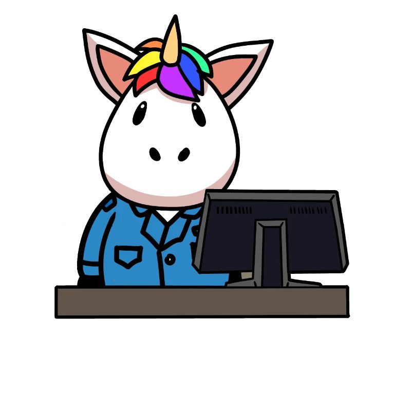 Einhorn Berufe Job Arbeitsbereich Einsatz Gewerbe