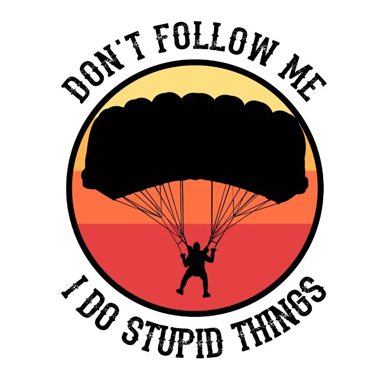 Skydiving skydiver parachute