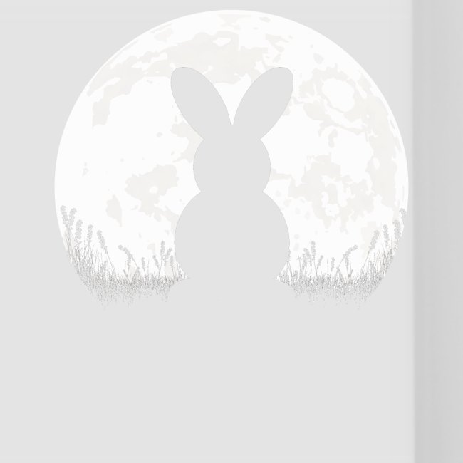 Hase Kaninchen Mond Schlafshirt Geschenk