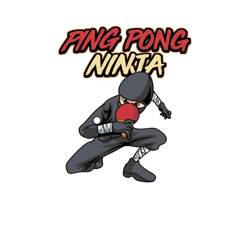 Ping Pong Ninja ping-ping joueur de ping-pong conception