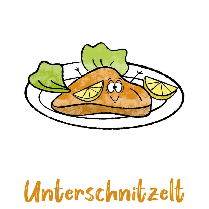Unterschnitzelt Wiener Schnitzel Fleisch Geschenk