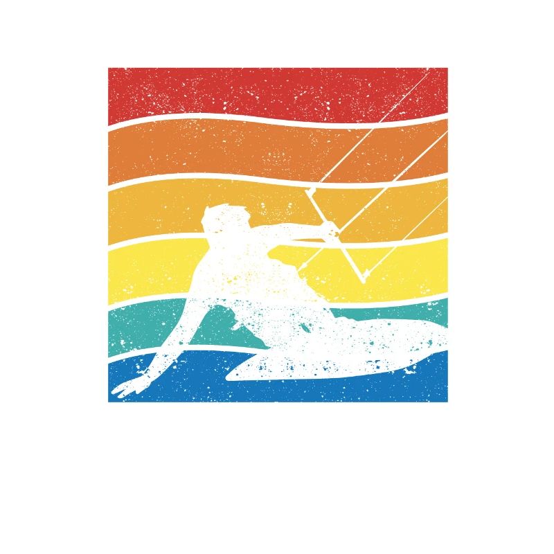 Wings Foiling Kitesurfing Kiteboarding Retro