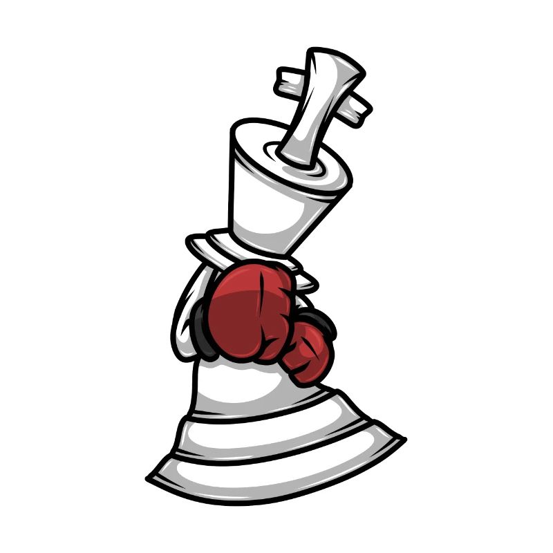 Pièce d’échecs Boxer Gants de boxe King