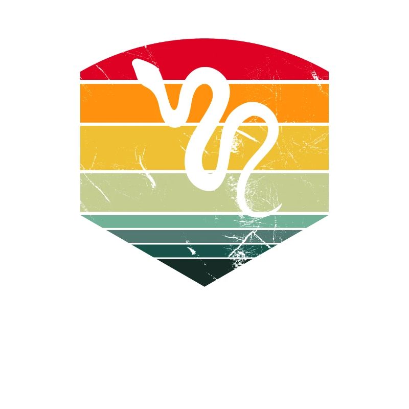 Snake Retro Reptile Python Idée cadeau