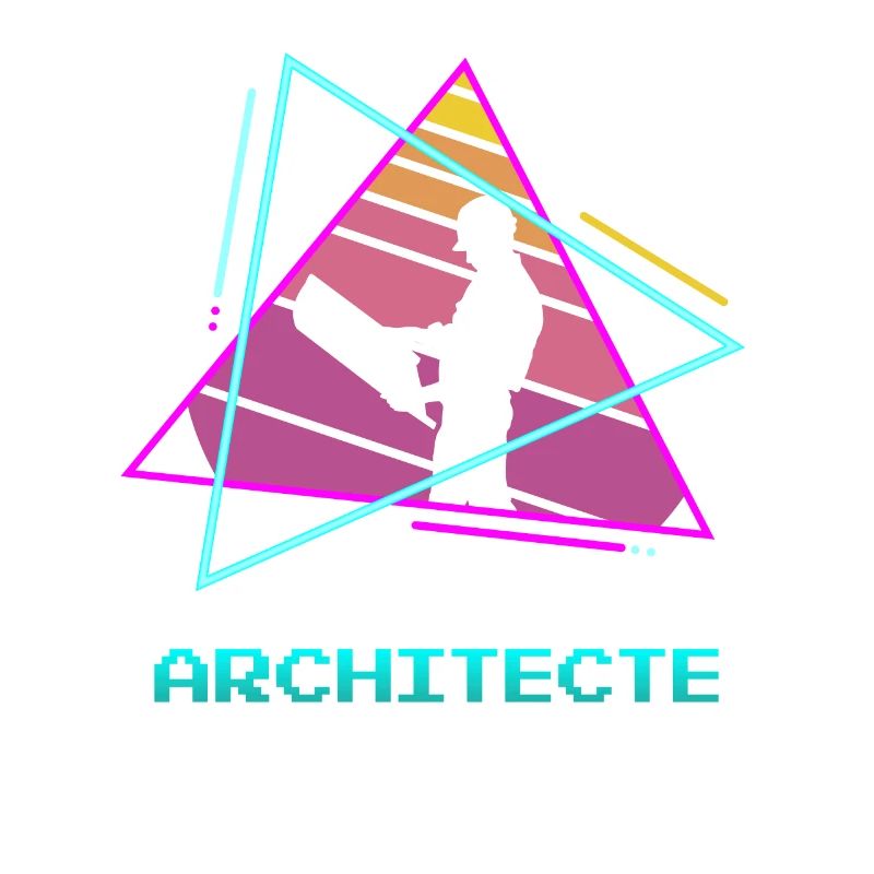 Retro Architecte Architecture Architectural