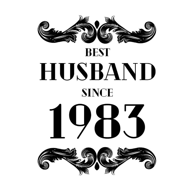 Bester Ehemann seit 1983 Hochzeitstag
