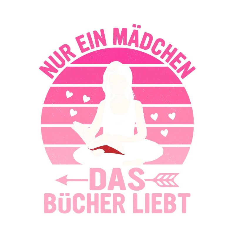 Nur ein Mädchen, das Bücher liebt Buch Lesen