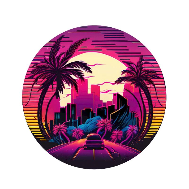 Retrowave Synthwave 80s Design