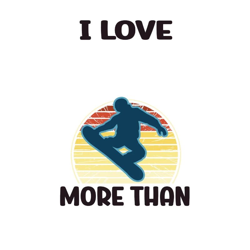 J'aime mon snowboard plus que les gens