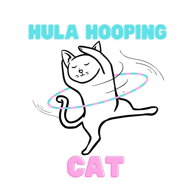 Hula Hooping Cat - Drôle de chat de danse