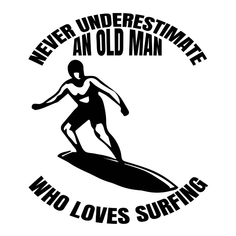 Surfer Daddy Planche de surf Surfing Papa Instructeur de surf