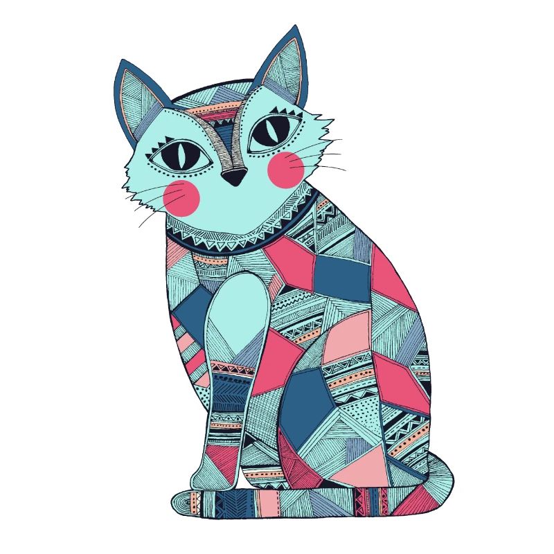 Patchwork Katze