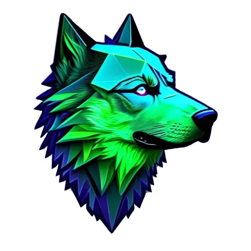 Wolf polygonale Form