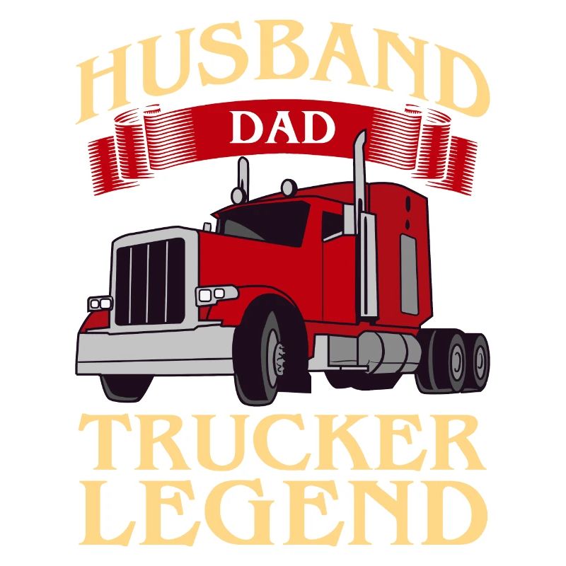 Ehemann Papa Trucker Legende