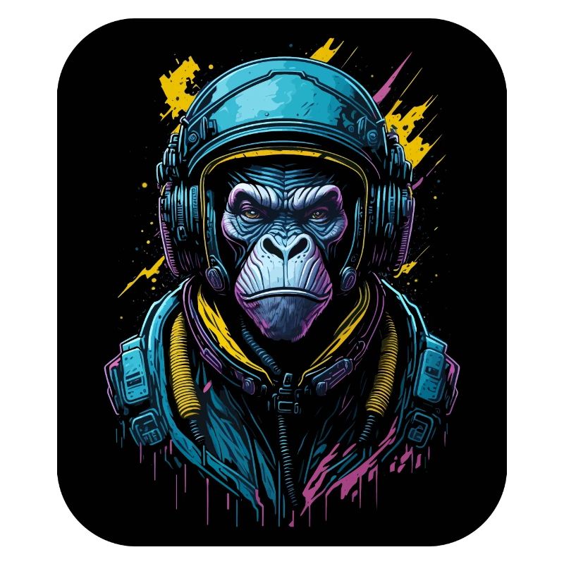 Singe en combinaison d’astronaute | Pilote spatial