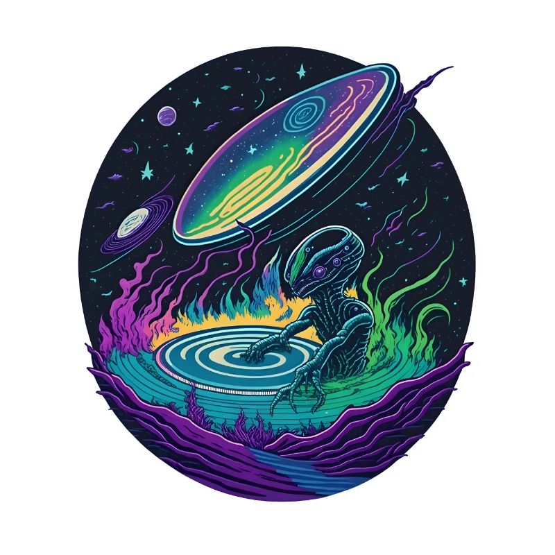 Alien Galactic DJ