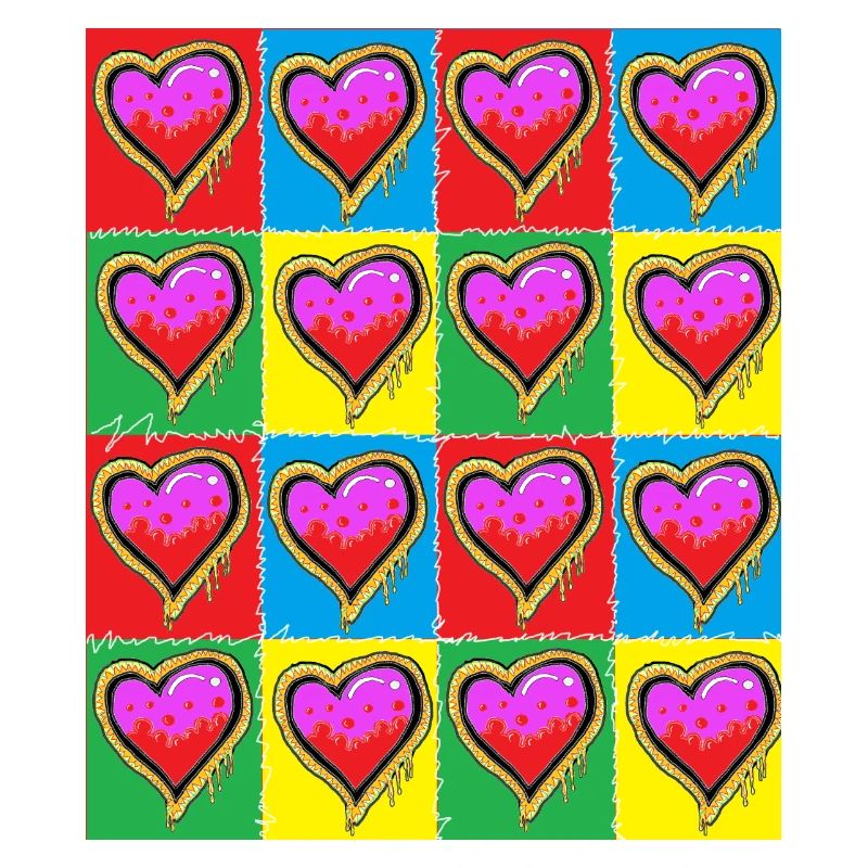 Subway Graffiti Hearts