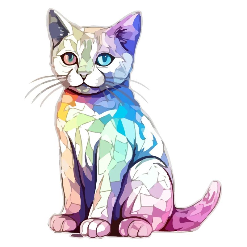 Hako the multicolored cat