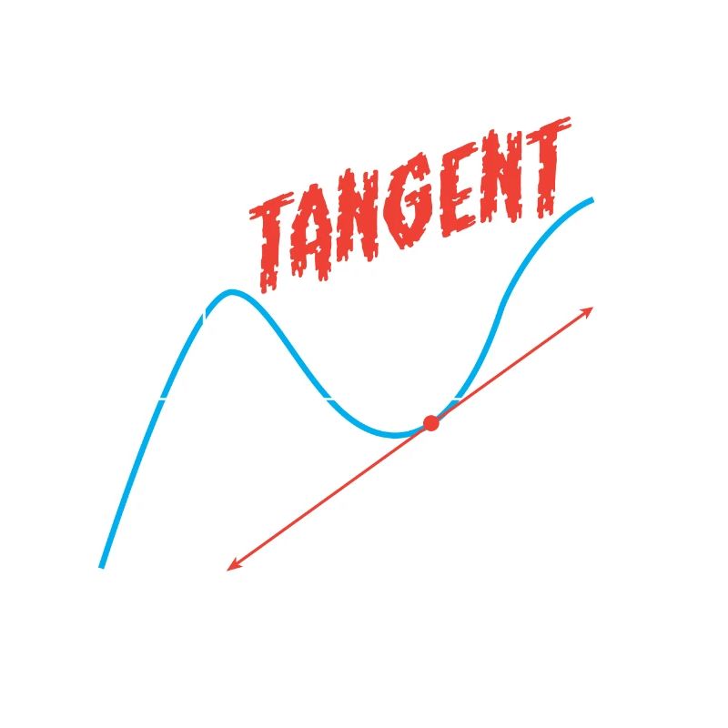 Math Pun Sometimes I Go Off On A Tangent
