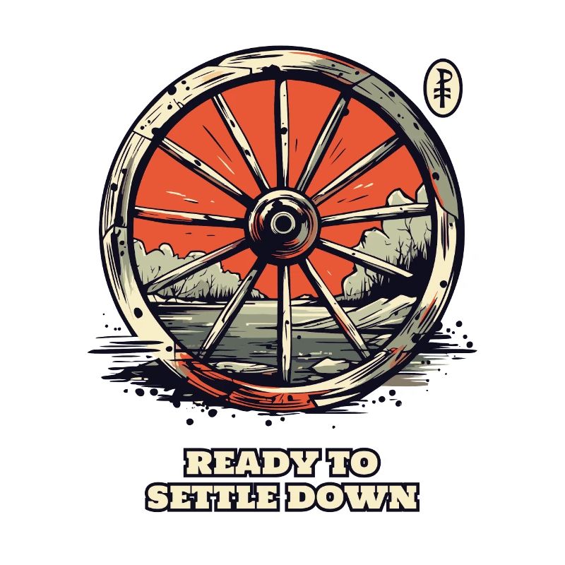 Ready to settle down: Settlers' Wagon Wheel
