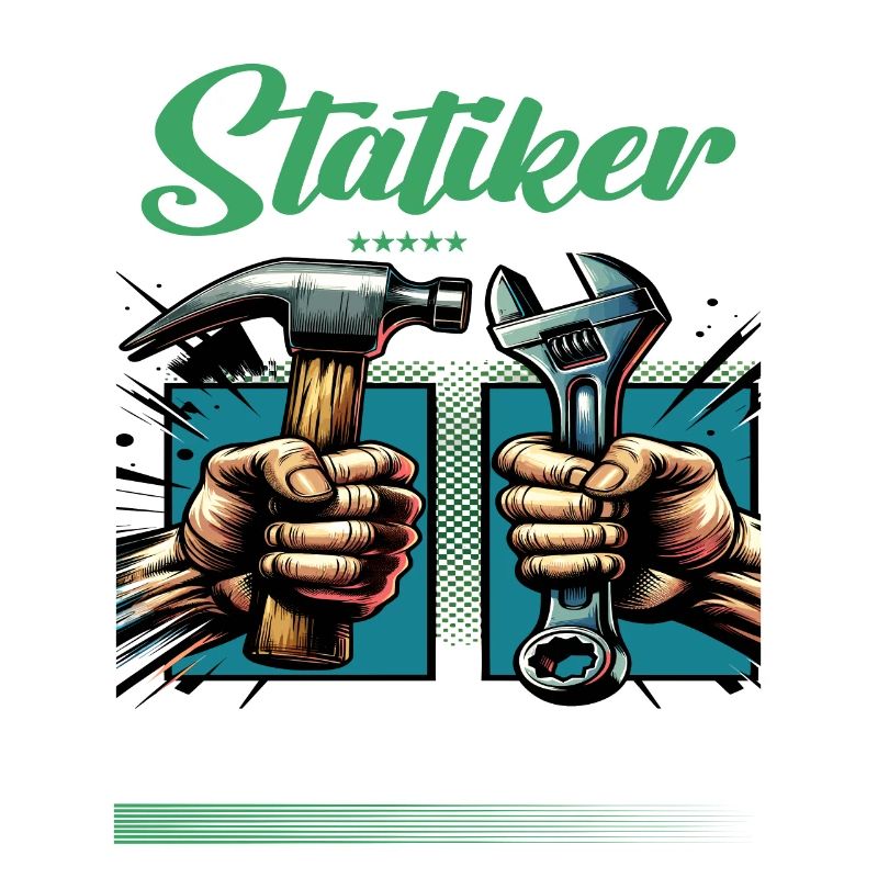 Statiker Beruf mit lustigen Spruch